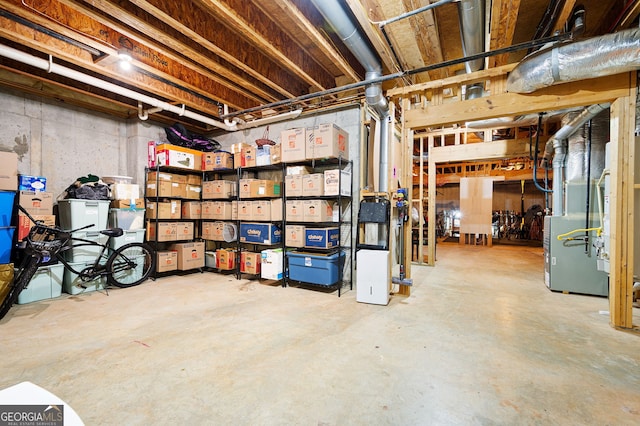 3190 Shumard Way, Marietta, GA 30064 - unfinished below grade area featuring heating unit