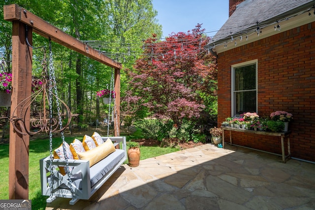 3190 Shumard Way, Marietta, GA 30064 - view of patio / terrace with an outdoor living space