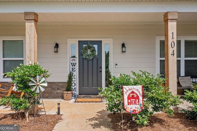 104 Federal Path, Temple, GA 30179 - entrance to property with a porch