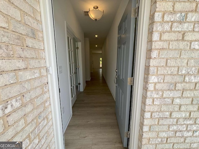 hallway with visible vents