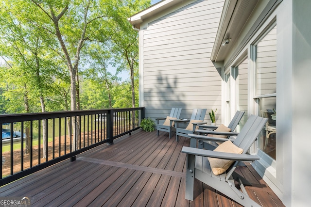 1630 Dogwood Dr, Greensboro, GA 30642 - view of wooden terrace