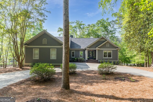 1630 Dogwood Dr, Greensboro, GA 30642 - view of front of home with driveway and a shingled roof