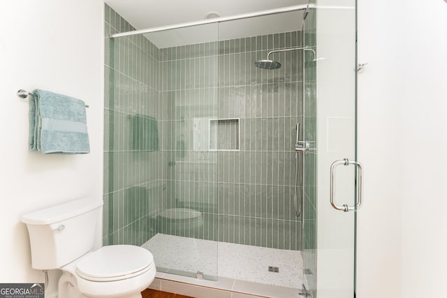 1630 Dogwood Dr, Greensboro, GA 30642 - full bathroom featuring toilet and a stall shower