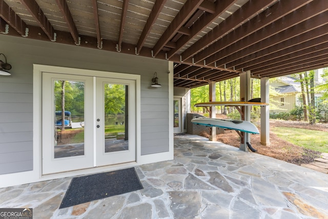 1630 Dogwood Dr, Greensboro, GA 30642 - entrance to property with a patio area and french doors