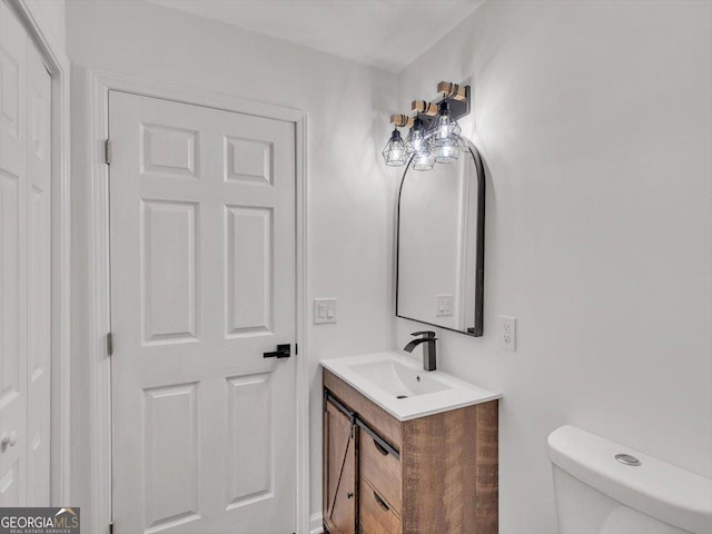 110 Dorsey St, Calhoun, GA 30701 - half bath featuring vanity and toilet