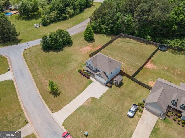 drone / aerial view