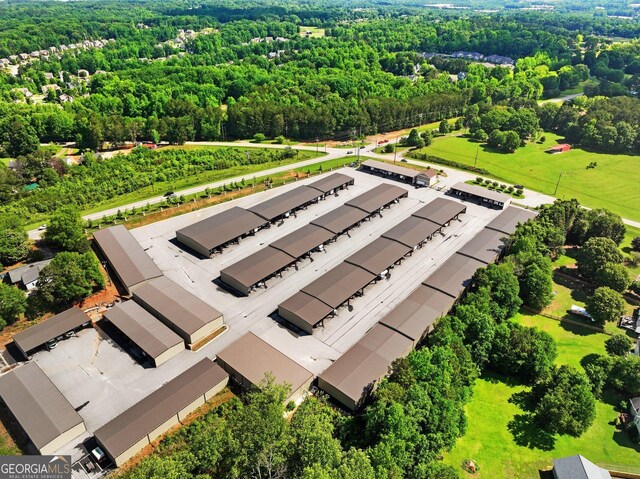 aerial view of a forest