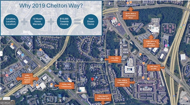2019 Chelton Way SE, Smyrna, GA 30080 - map / location