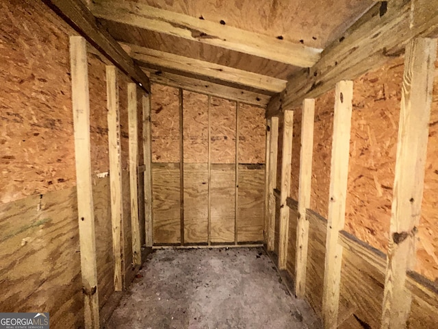 view of storage room