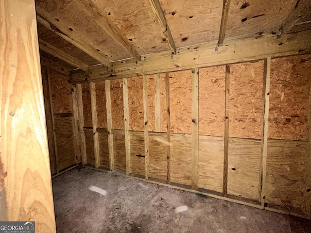 view of storage room