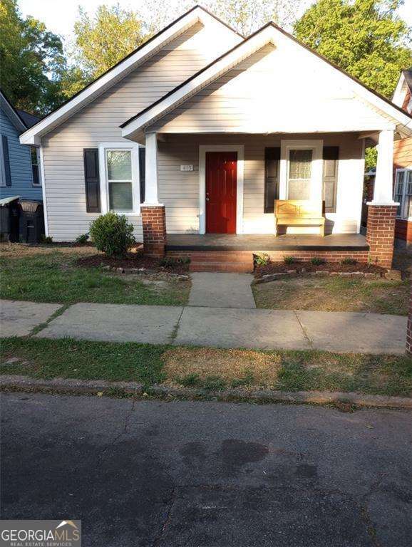 bungalow-style house with a porch