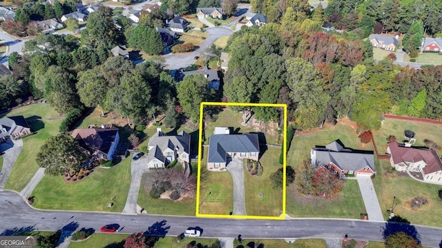 2820 Ashton Tree Ct, Dacula, GA 30019 - drone / aerial view featuring a residential view