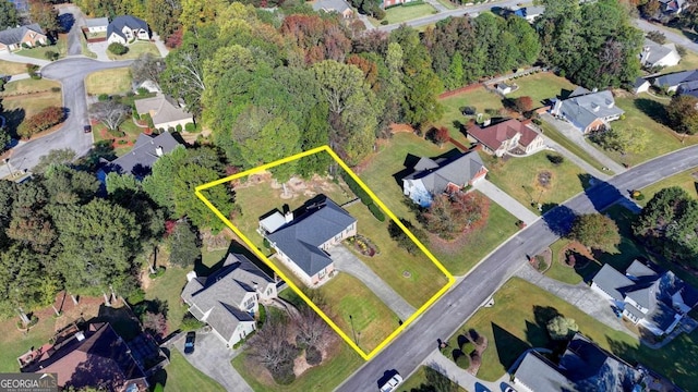 2820 Ashton Tree Ct, Dacula, GA 30019 - aerial view with a residential view