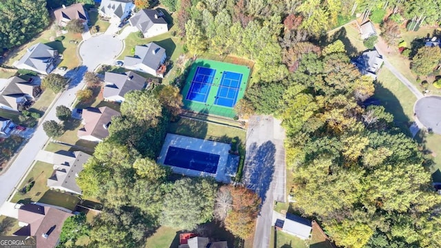 2820 Ashton Tree Ct, Dacula, GA 30019 - drone / aerial view featuring a residential view