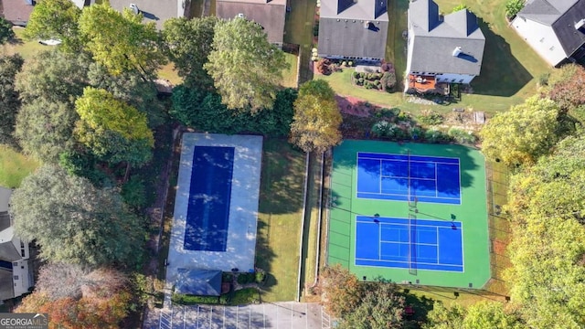 2820 Ashton Tree Ct, Dacula, GA 30019 - aerial view with a residential view