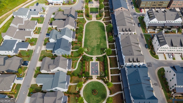 birds eye view of property featuring a residential view