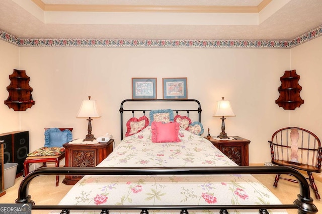3740 Laurel Brook Way, Snellville, GA 30039 - bedroom featuring a raised ceiling and crown molding