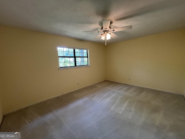 120 Treeside Dr NW, Rome, GA 30165 - empty room featuring light colored carpet, baseboards, and a ceiling fan