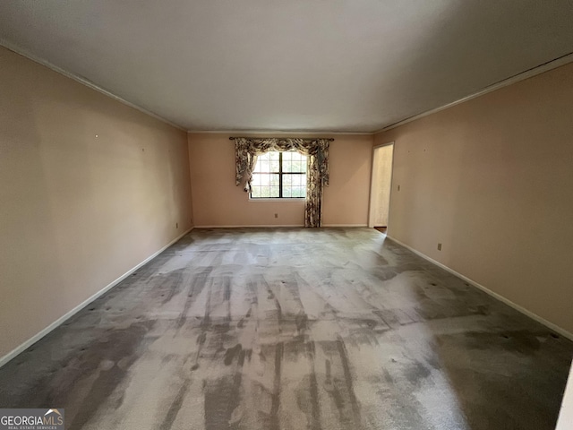 120 Treeside Dr NW, Rome, GA 30165 - carpeted spare room with baseboards and ornamental molding