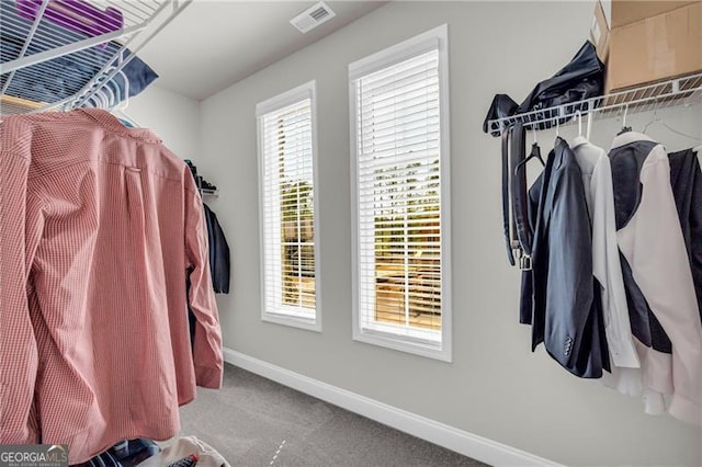 5003 Fairview Cir, Villa Rica, GA 30180 - spacious closet with carpet floors and visible vents