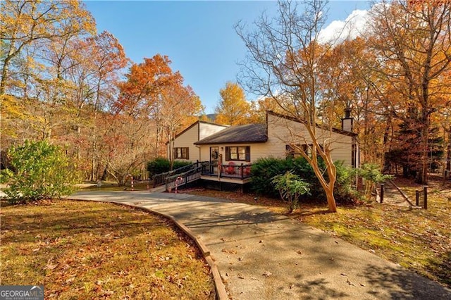 70 Denny Ridge Rd, Jasper, GA 30143 - view of front of property featuring a chimney