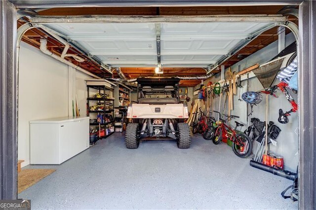70 Denny Ridge Rd, Jasper, GA 30143 - garage with refrigerator
