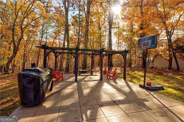 70 Denny Ridge Rd, Jasper, GA 30143 - view of patio / terrace featuring a grill