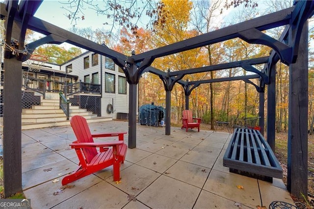 70 Denny Ridge Rd, Jasper, GA 30143 - view of patio featuring stairs