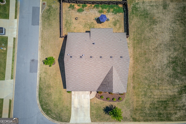 drone / aerial view