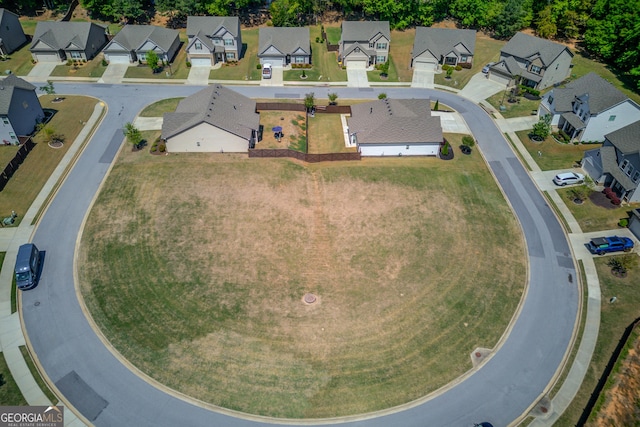 aerial view featuring a residential view