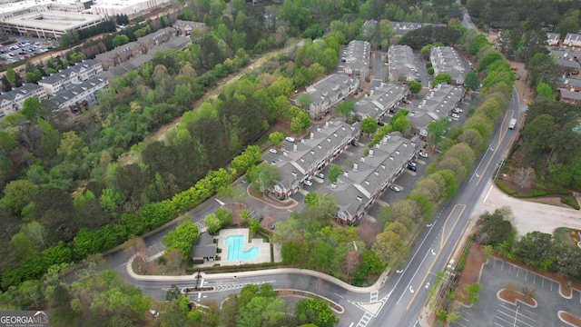 drone / aerial view