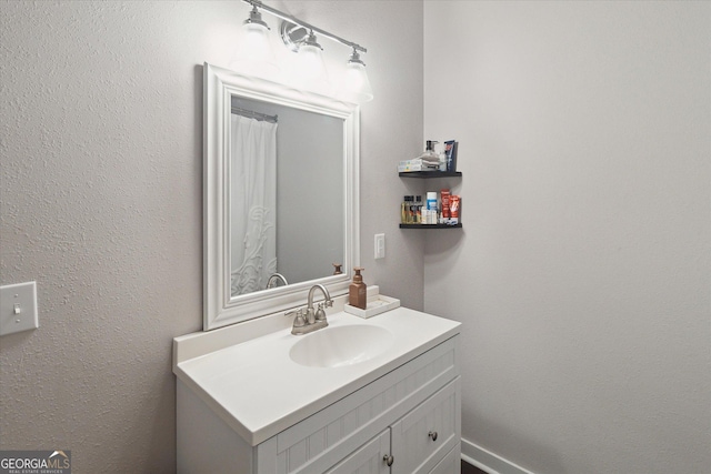 full bathroom with vanity