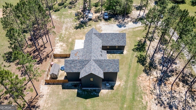 drone / aerial view