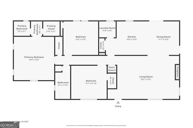 20 King Pl, Stockbridge, GA 30281 - plan