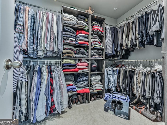 130 Maple Creek Way, Woodstock, GA 30188 - walk in closet with carpet floors
