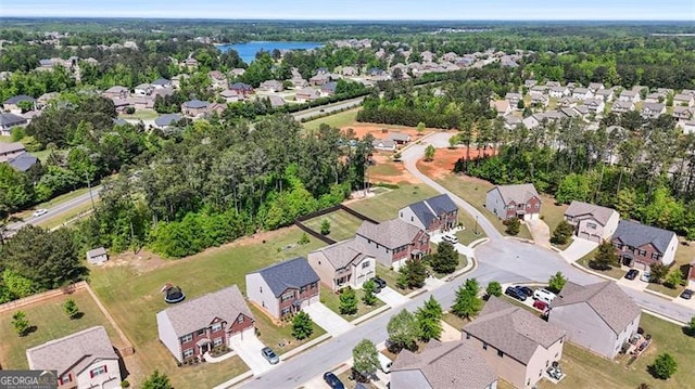 birds eye view of property featuring a residential view