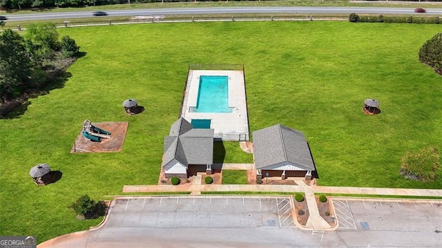 drone / aerial view