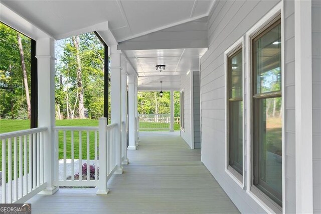 100 Little Ridge Rd, Berkeley Lake, GA 30096 - unfurnished sunroom featuring healthy amount of natural light