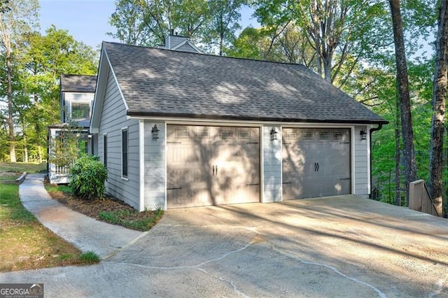 100 Little Ridge Rd, Berkeley Lake, GA 30096 - view of detached garage