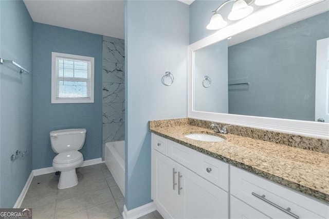 4175 Danforth, Atlanta, GA 30331 - bathroom featuring vanity, tile patterned floors, and washtub / shower combination
