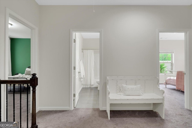 4240 Spring Rdg, Cumming, GA 30028 - full bathroom with shower / tub combo, double vanity, toilet, and wood finished floors
