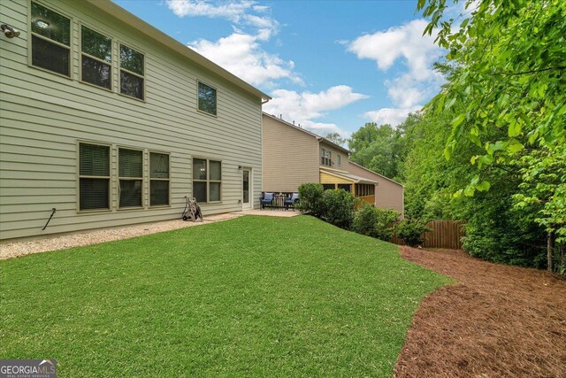 4240 Spring Rdg, Cumming, GA 30028 - view of grassy yard with a patio area