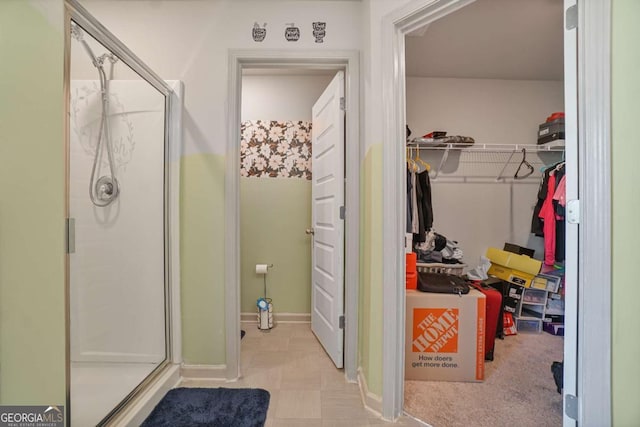 11893 Lovejoy Crossing Blvd, Hampton, GA 30228 - full bath featuring a stall shower and a walk in closet