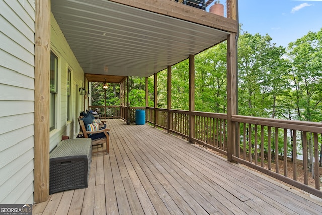5527 Little River Cir, Gainesville, GA 30506 - view of deck