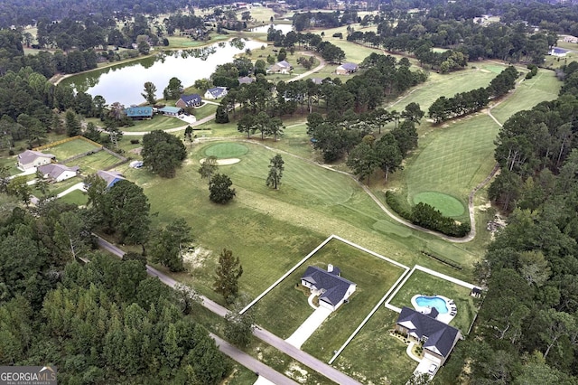 1575 Cabin Creek Trl, Griffin, GA 30223 - bird's eye view featuring a water view