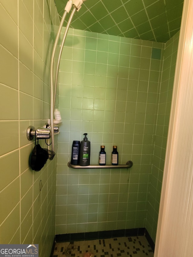 206 New Dr, Claxton, GA 30417 - full bath featuring tiled shower