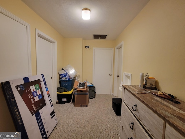 206 New Dr, Claxton, GA 30417 - interior space featuring carpet and visible vents