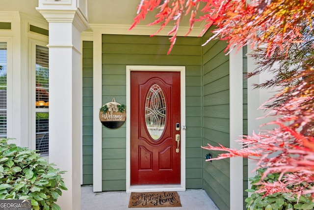 2267 Howell Farms Trl, Acworth, GA 30101 - entrance to property featuring covered porch