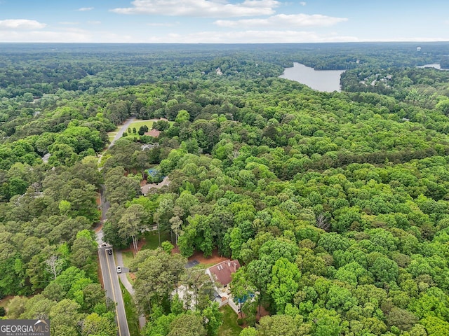 400 Peachtree Pkwy, Peachtree City, GA 30269 - aerial view of property and surrounding area featuring a forest
