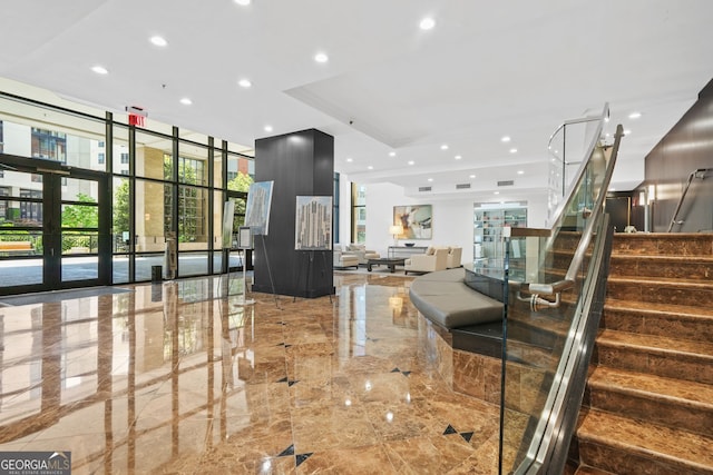3481 Lakeside Dr NE Unit 601, Atlanta, GA 30326 - interior space with stairway